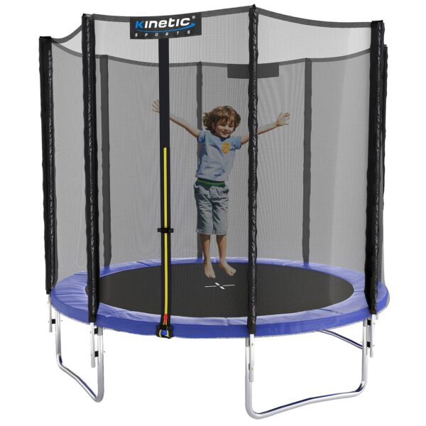 KINETIC SPORTS Trampolin Outdoor SALTO Ø 183/244/305/366/400/430/490 cm -TÜV Rheinland geprüft