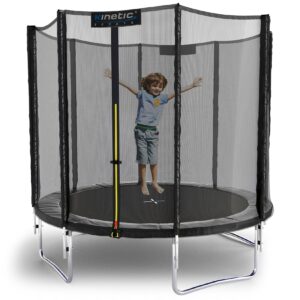 KINETIC SPORTS Trampolin Outdoor SALTO Ø 183/244/305/366/400/430/490 cm -TÜV Rheinland geprüft