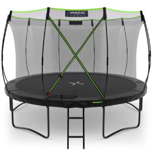 KINETIC SPORTS Premium Outdoor Trampolin 'Ultimate Pro' für Kinder und Erwachsene Ø 244/305/366/427 cm – TÜV Rheinland geprüft