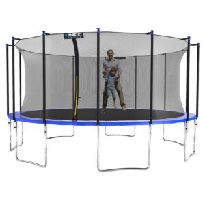 KINETIC SPORTS Trampolin Outdoor SALTO Ø 183/244/305/366/400/430/490 cm -TÜV Rheinland geprüft