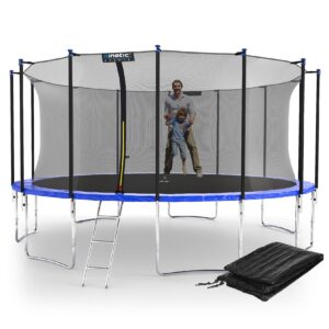 KINETIC SPORTS Trampolin Outdoor 'Salto Plus' Ø 183/244/305/366/400/430/490 cm - TÜV Rheinland geprüft