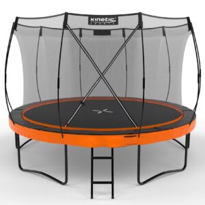 KINETIC SPORTS Premium Outdoor Trampolin 'Ultimate Pro' für Kinder und Erwachsene Ø 244/305/366/427 cm – TÜV Rheinland geprüft