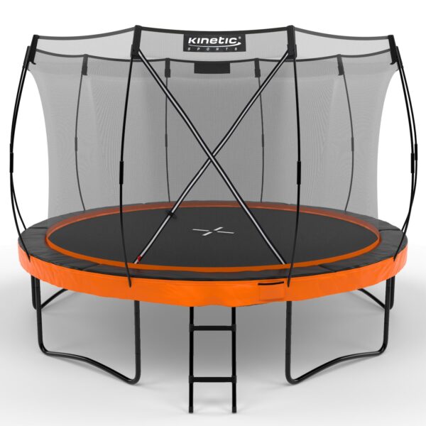 KINETIC SPORTS Premium Outdoor Trampolin 'Ultimate Pro' für Kinder und Erwachsene Ø 244/305/366/427 cm – TÜV Rheinland geprüft