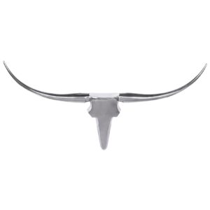 KADIMA DESIGN Deko Geweih Bull M in Silber