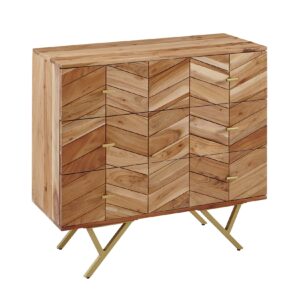 KADIMA DESIGN Rustikales Sideboard mit außergewöhnlichem Muster