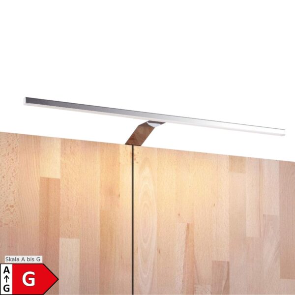 LED Aufbauleuchte 600mm 3er Set chrom warmweiss