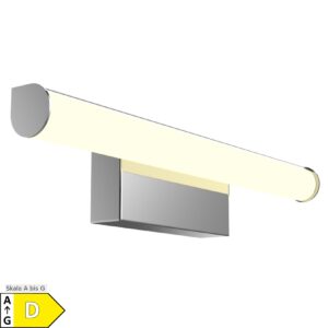 kalb   LED Spiegelleuchte 400mm rund Wandlampe 230V Badezimmer Leuchte chrom warmweiß