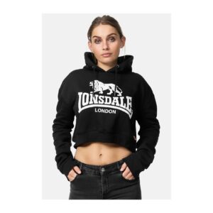 Lonsdale Frauen Kapuzensweatshirt Cropped ROXETH