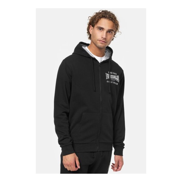 Lonsdale Herren Kapuzensweatjacke mit Reißverschluss normale Passform LINTMILL