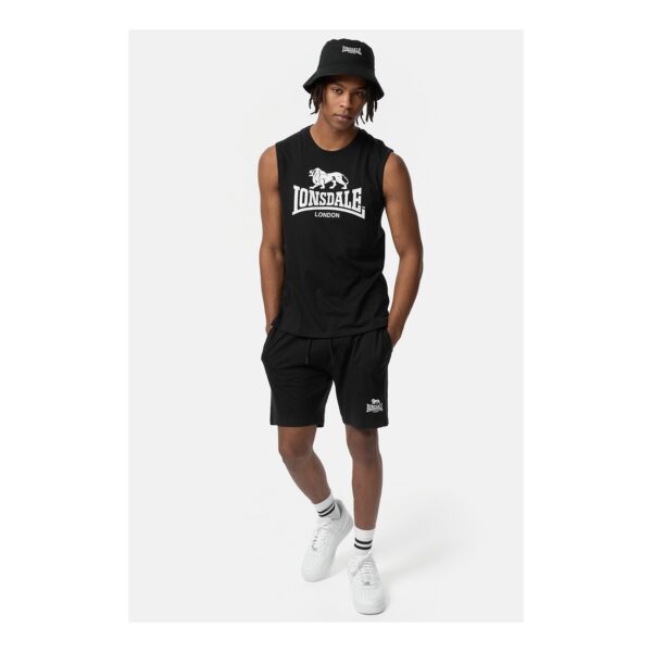 Lonsdale Herren ärmelloses T-Shirt & Shorts Set normale Passform ALLANTON