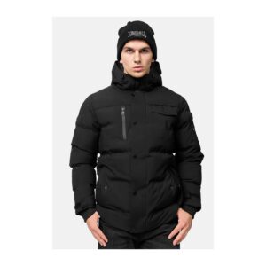 Lonsdale Herren Winterjacke mit Kapuze normale Passform MALLAIG