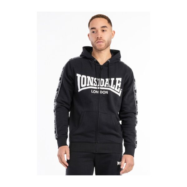 Lonsdale Herren Kapuzensweatjacke mit Reißverschluss normale Passform BIGTON