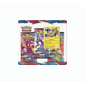 Pokemon SWSH05 Schwert & Schild Kampfstile 3-Pack Blister Deutsche Ausgabe