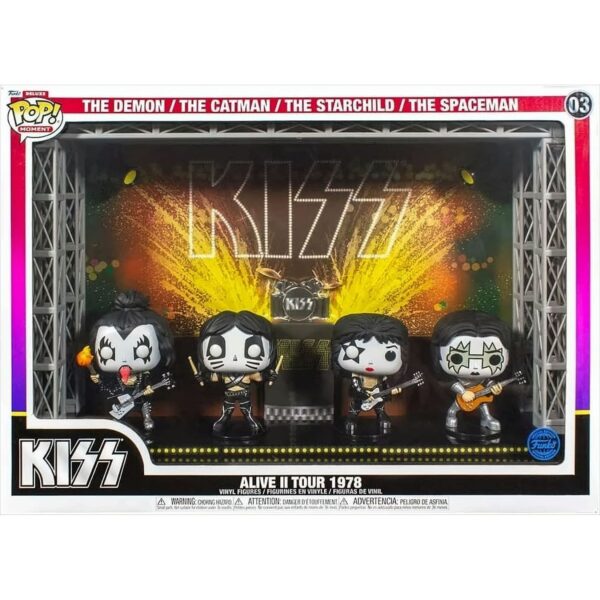 POP Moments Deluxe - Kiss Alive II Tour1978 4er P.