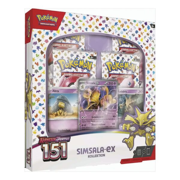 Pokemon Kollektion Karmesin & Purpur – 151 Simsala-ex