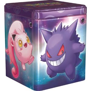 Pokemon Stapel-Tin-Box Psycho (3 Boosterpacks & 2 Stickerbögen)