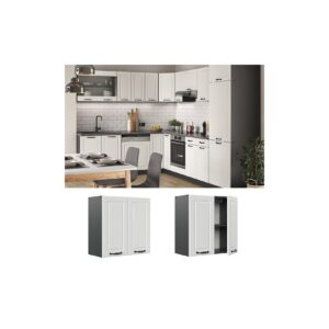 Vicco Hängeschrank 60 cm Anthrazit Küchenschrank Hängeschrank Küchenzeile R-Line