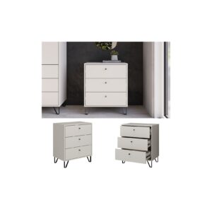 Vicco Sideboard Aldo Cashmere 64 x 40 cm Kommode 3 Schubladen