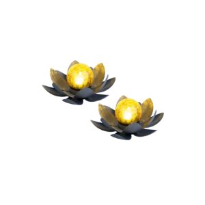 2er Set LED Solarleuchte